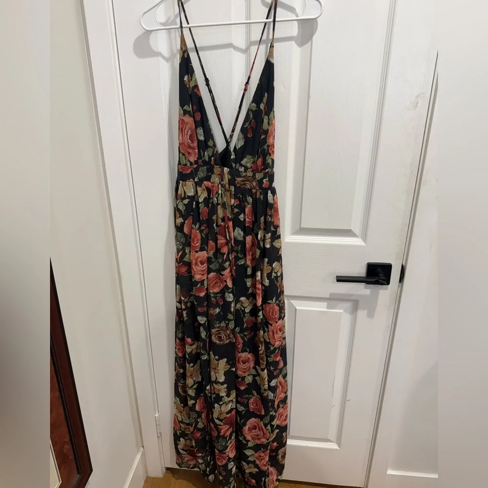 Floral Black Dress - Picture 3 of 6